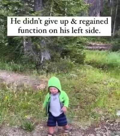 This brave Kid & his Brave, Strong, Supportive MOM!