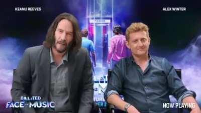 Keanu and Alex with a special message for the fans!