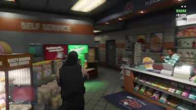 Didn't wanna kill the man, but he was packing some serious heat