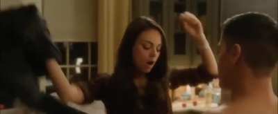 Mila Kunis hot make out