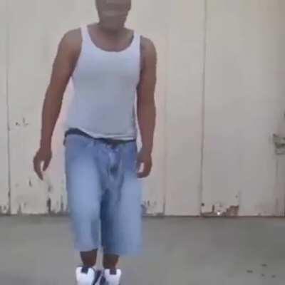 Unc stole some Jorts from good will n the nigga told me to record him ugh 🤦🏾‍♂️ so annoying (bruh was goin crazy ngl😹)