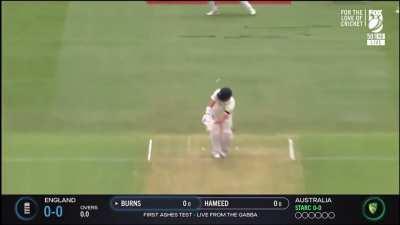 Rory Burns bamboozled by Mitchell Starc