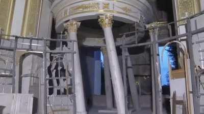 President Zelensky released a video of his visit to the Spaso-Preobrazhensky (Transfiguration) Cathedral in Odesa today