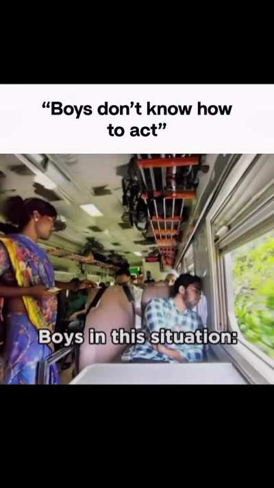 Boys don't know how to act? said who??