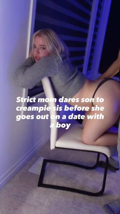 Sister gets creampie’d for her tinder date