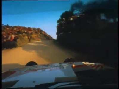 Rally driving in Portugal, 1980s