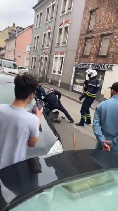 Arrest of the man who committed the mass stabbing in France today