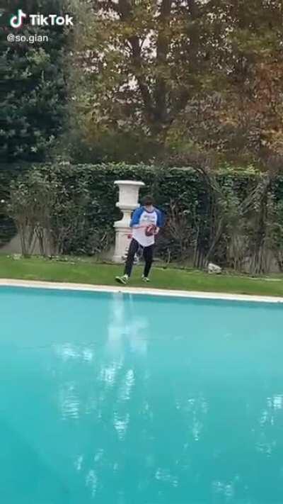 How did it skim across the water??