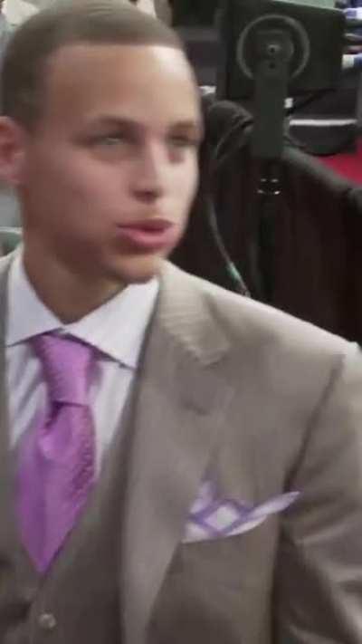 Steph's reactions during his Draft day (2009)