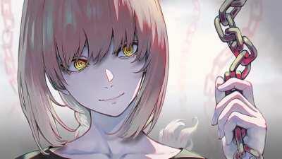 I edited this Makima live wallpaper. Original Art by 半月板損傷