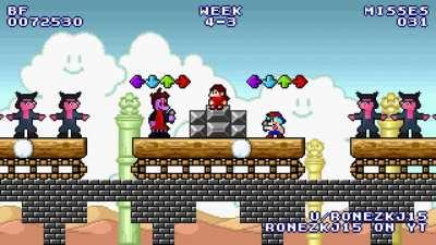 Mommy Mearest brings her tank fleet for her final song (M.I.L.F in SMB All Stars style)