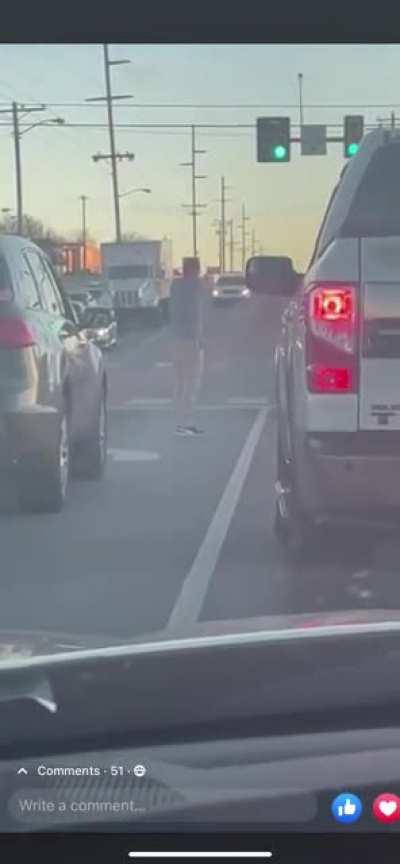 Road rage incident, 11th and Sheridan