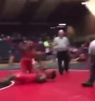 Just guys wrestling