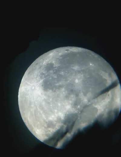 Moon Time-lapse w/ Clouds June 14, 2022