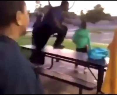 Thugs jump the wrong person