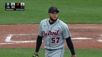 [Highlight] Ryan Mountcastle breaks up Eduardo Rodriguez's perfect game bid with a base hit in the 7th