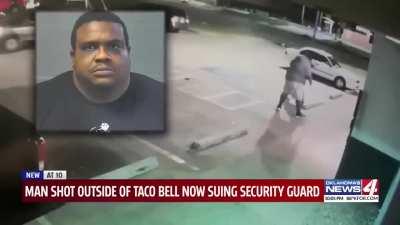 Security guard shoots homeless man in the back after he walked it a taco bell and asked for a cup of water