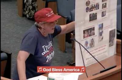 Karen goes on anti-mask rant, tells officials masks are for 