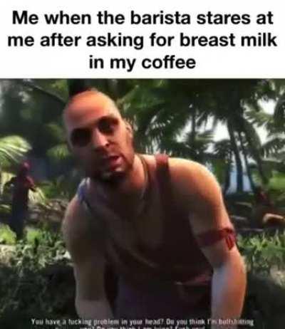 I just want your milk