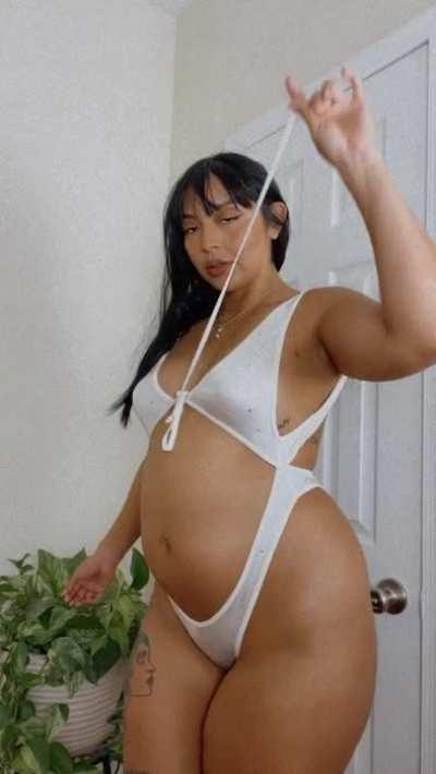 I hope I stay pregnant forever. I want to be bred over and over again.