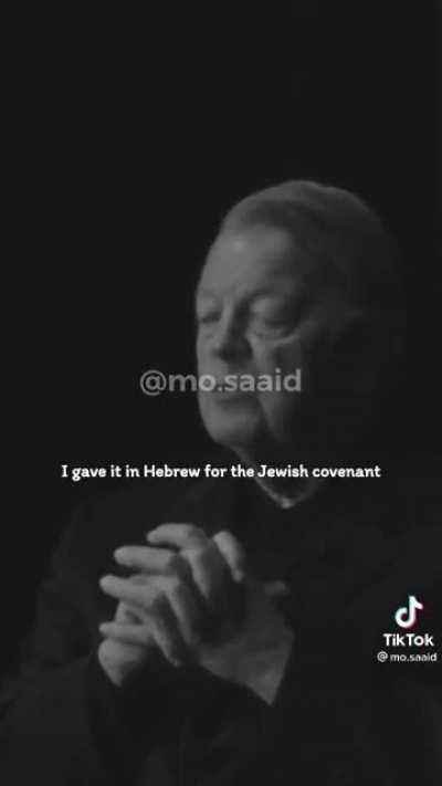 This is Garry Wills. A Pulitzer prize winning author, historian and writer. He is not a Muslim.