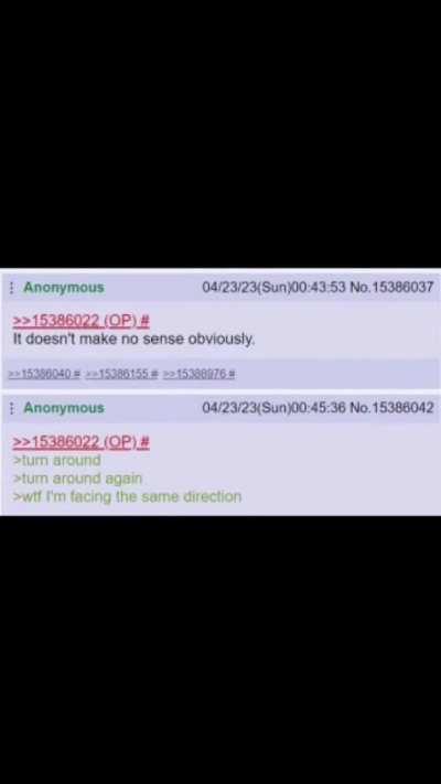 Well, he's got a point 