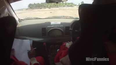 Sameer! You are Wrecking the Car Sameer!