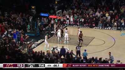 [Highlight] Chaos after the Donovan Mitchell FT Miss leads to the incredible and improbable Okoro game winner!