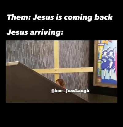 Jesus, you clumsy bastard! Careful with that crowd of yours.