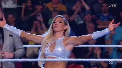 Charlotte getting pinned in a triple threat match?! A shock!