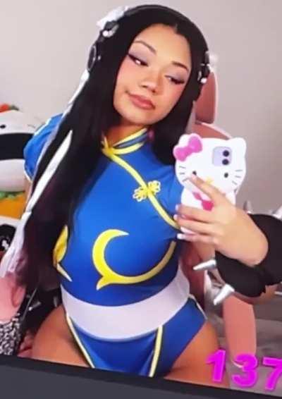 wish she showed more of her legs 