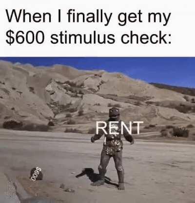 About that stimulus check though...