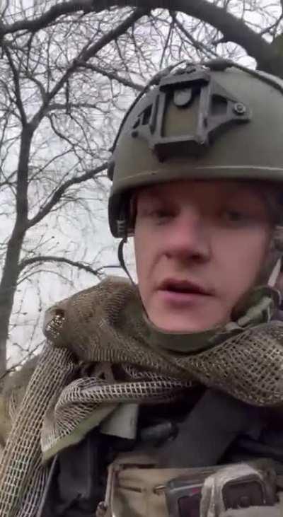 Counter Offensive isn't just one place, russians should know they can be next anywhere - Bakhmut soldier Roman Trokhymets and his unit at line 0