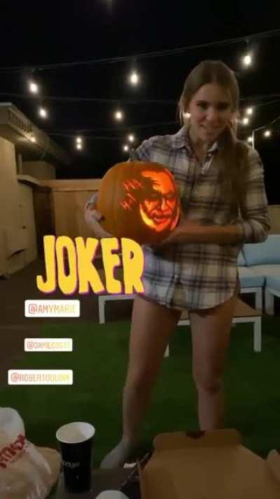Pumpkin Carving & Legs 2