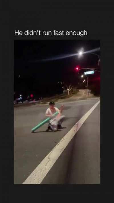 Can't outrun fireworks