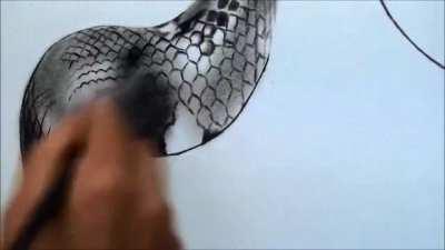 3D Painting Optical Illusion!