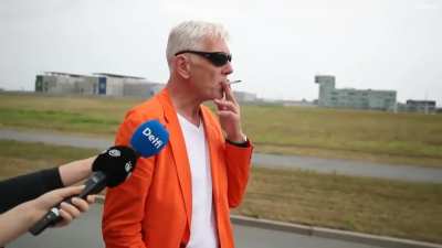 Estonian politician interviewed after spending a night in prison for DUI.