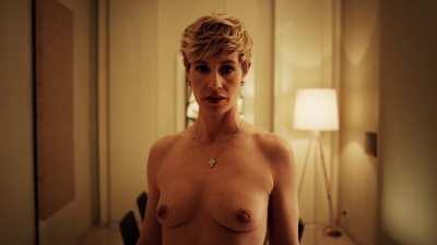 Cecile De France nude in The New Pope (2020) - from 4K release