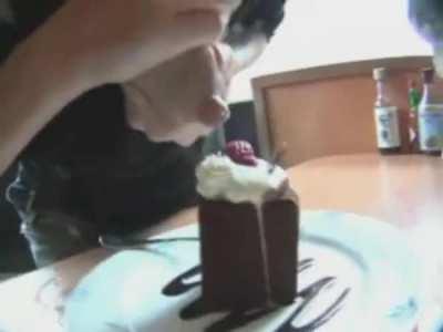 Delicious chocolate cake