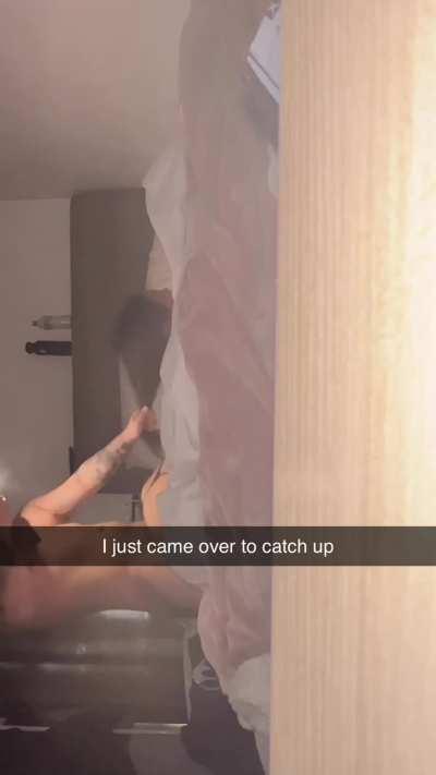 She ran into your old bully at the grocery store.. lets just say things never change