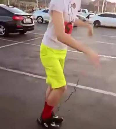 weird guy dancing with weird noises