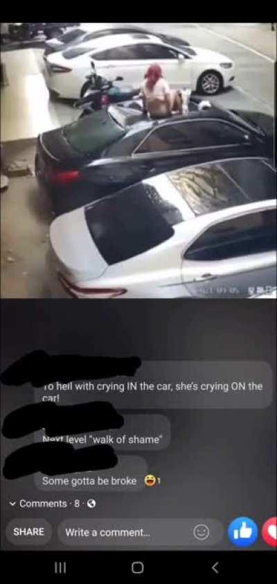 Popping a squat on this car