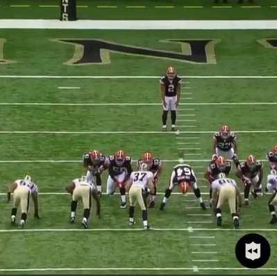 [Highlight] On October 24th 2010 Browns punter Reggie Hodges takes the ball 68 yards on a fake punt vs the Saints making it the longest run ever by a punter