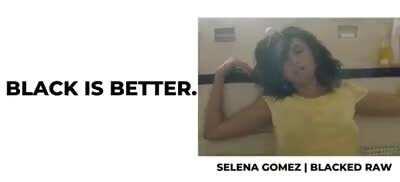 Selena Gomez for Blacked Raw. What black male talent would you like to see Selena take on?