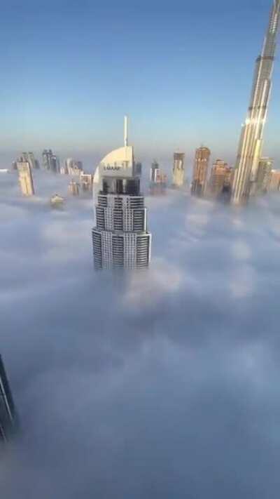 The view from this apartment in Dubai