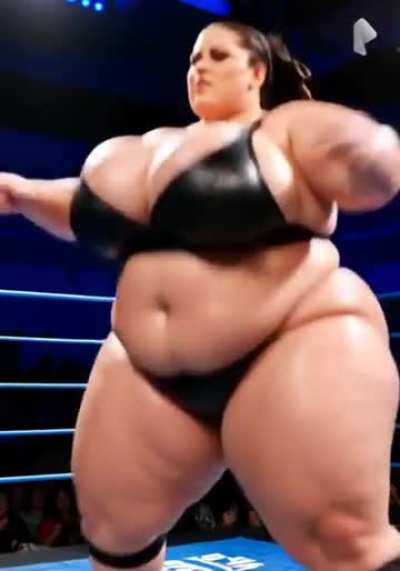 And another one (yes I was generating images of fat female pro wrestlers)