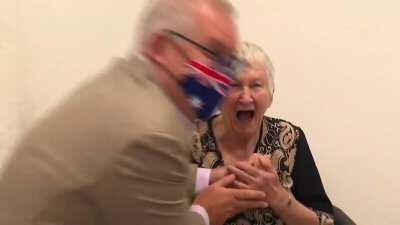 V for Vaccine. Is this your Grandma?