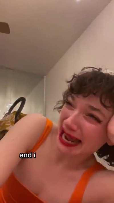 Lady records herself crying after being referred to as a lady.