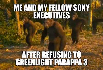 Complaining about lack of Parappa 3 post #681353