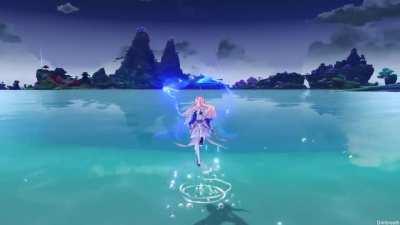 Kokomi Water Walking